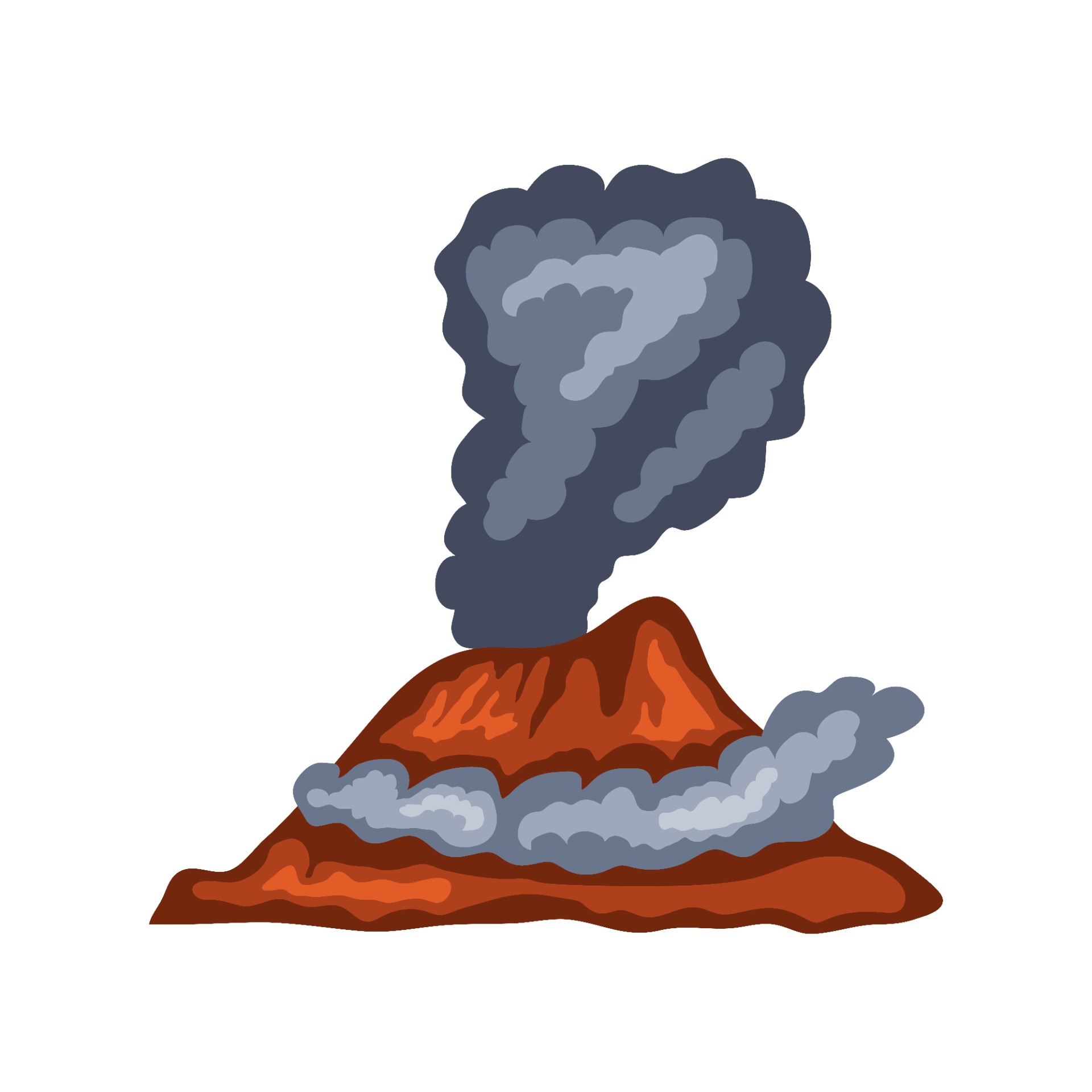 con eventuali gas di origine vulcanica